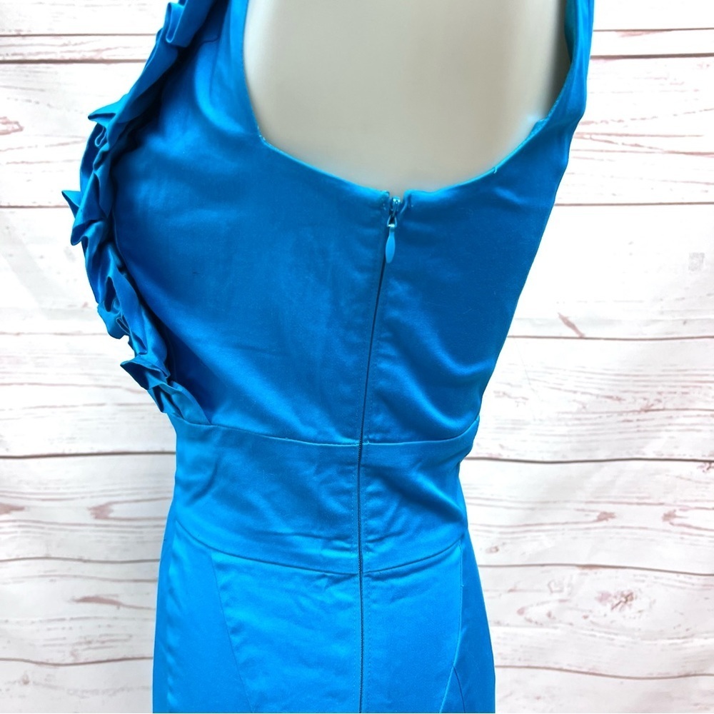 Ted Baker Blue Ruffle Dress - Picture 9 of 10
